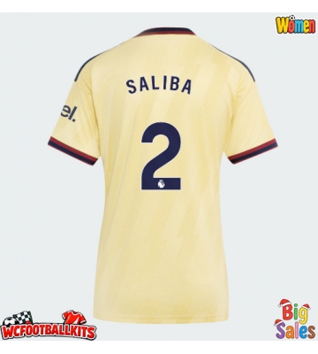 Arsenal William Saliba #2 Replica Third Stadium Shirt for Women 2026-27 Short Sleeve